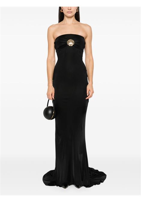 Black seashell-brooch maxi dress Giuseppe di morabito - women GIUSEPPE DI MORABITO | 03FWLD133X0331599